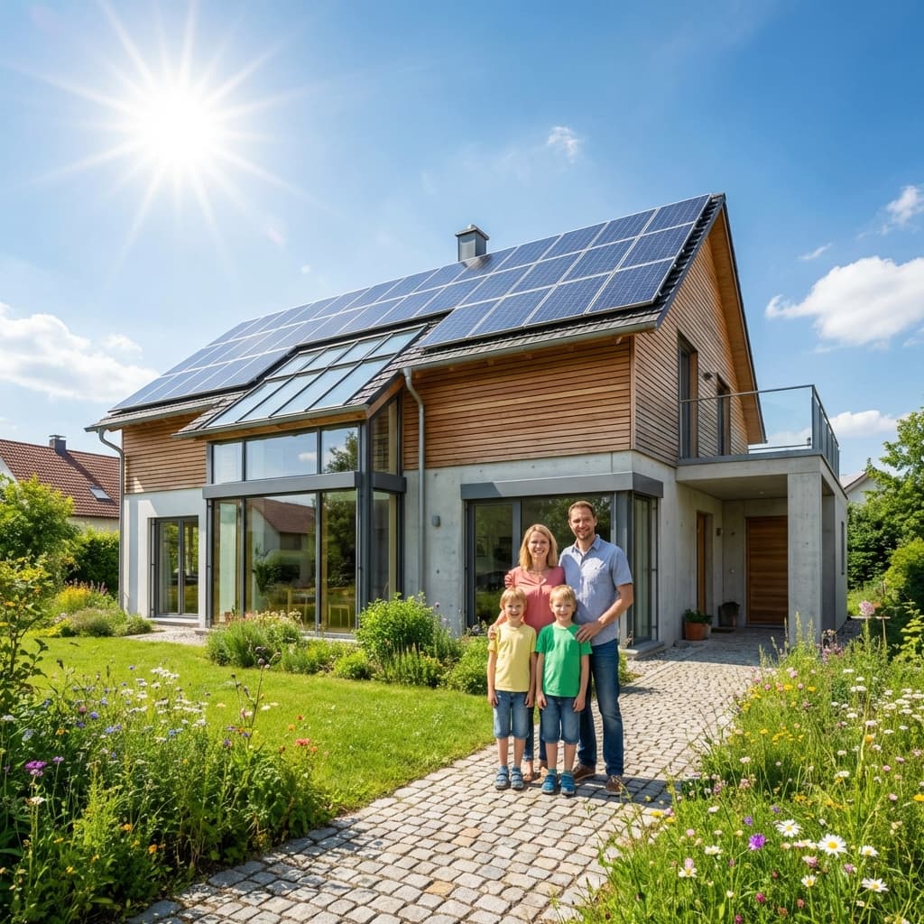 Solaranlage am Haus